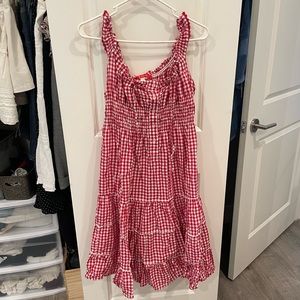 Red Gingham Dress